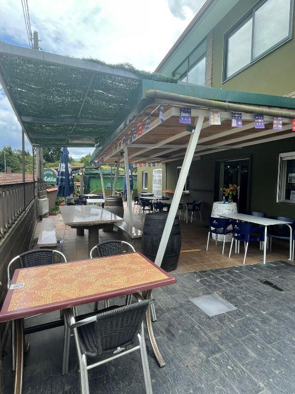 Un restaurante o sitio para comer en Posada Celtia
