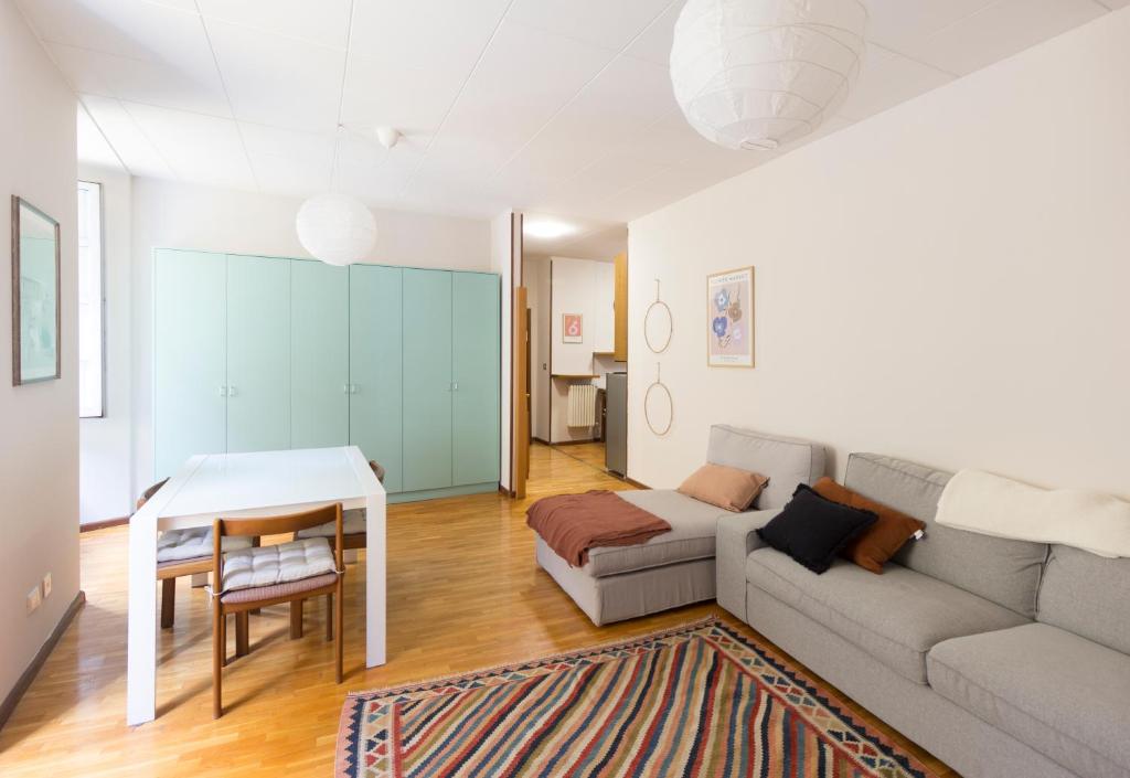 Posezení v ubytování Casa Parravicini