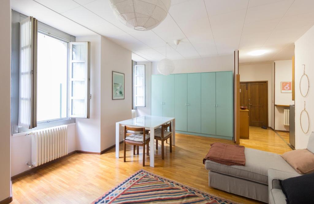 Posezení v ubytování Casa Parravicini