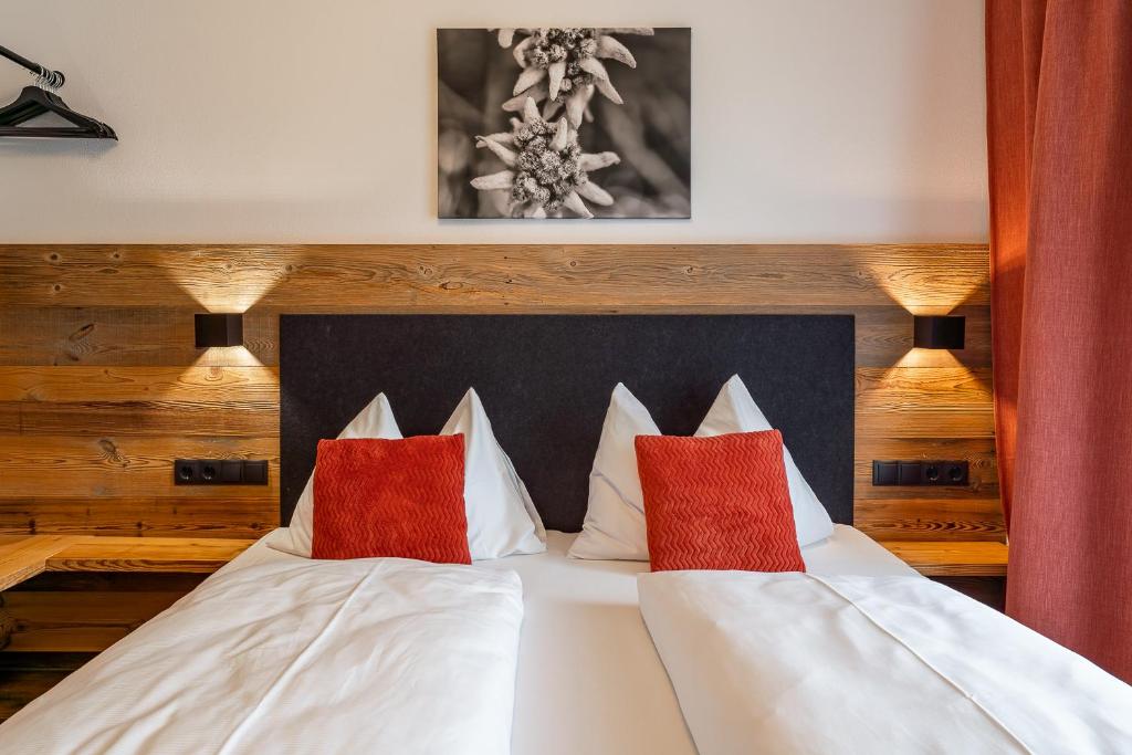 Postel nebo postele na pokoji v ubytování Chalet Edelweiss