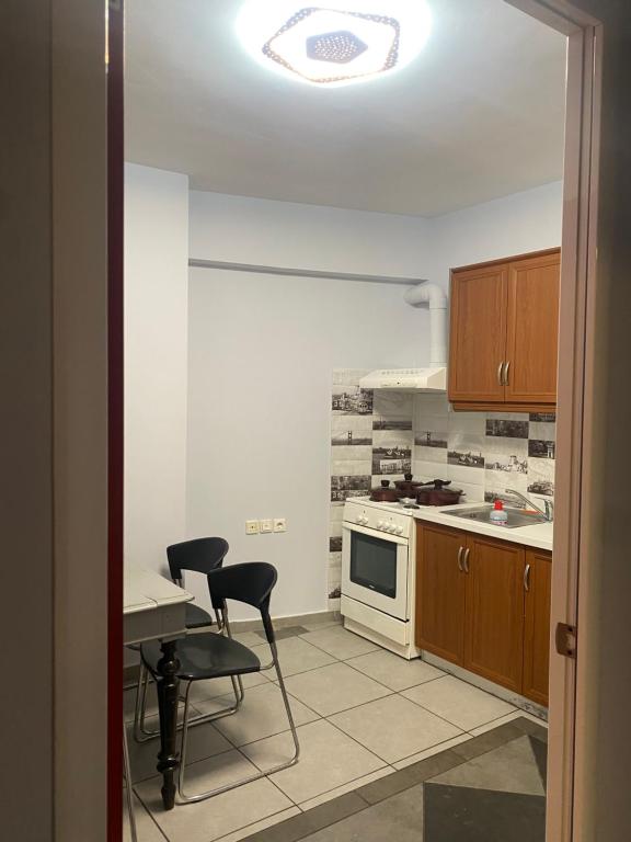 Kuchyň nebo kuchyňský kout v ubytování Mezzanine