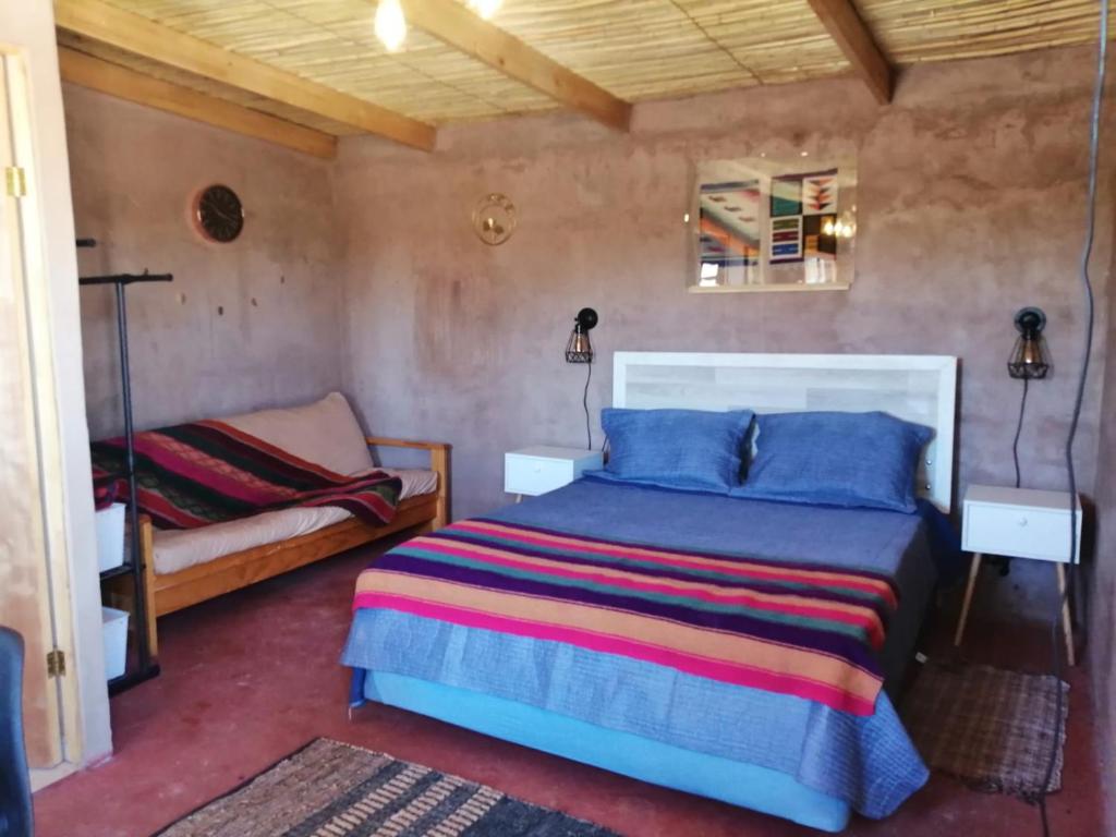 Кровать или кровати в номере Hoyri Nunar