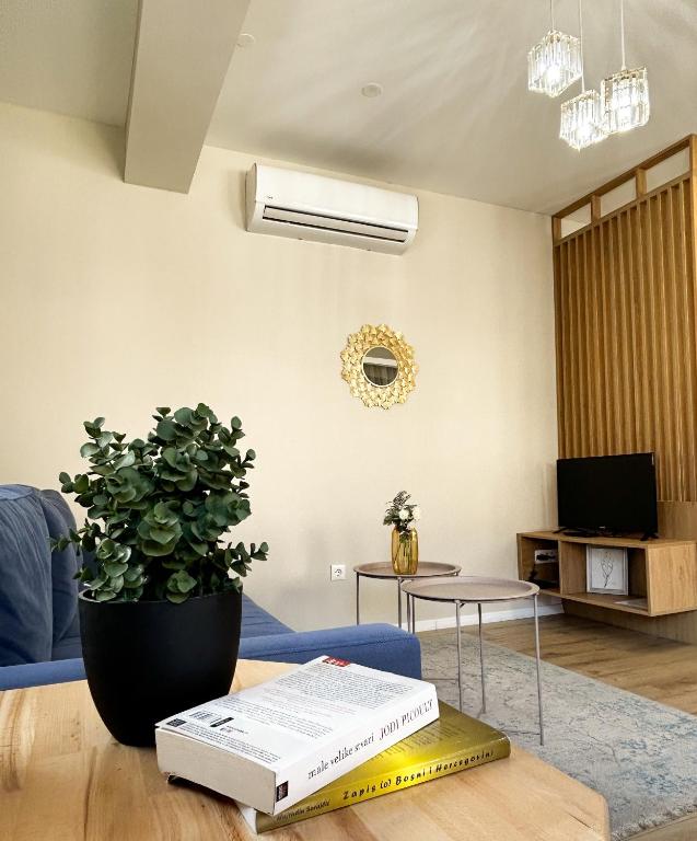 TV a/nebo společenská místnost v ubytování Urban Residence Apartments