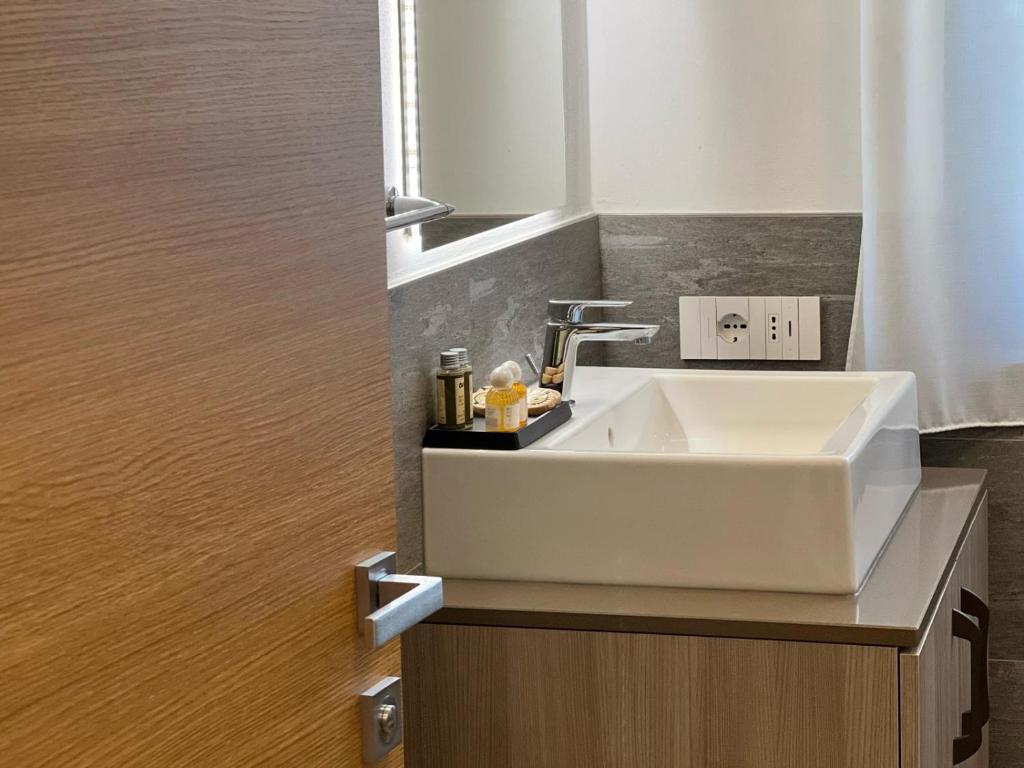 Kuchyň nebo kuchyňský kout v ubytování Bernina Suites - vicino al Bernina Express