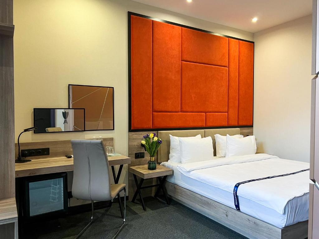 Postel nebo postele na pokoji v ubytování Ribas Rooms Odesa
