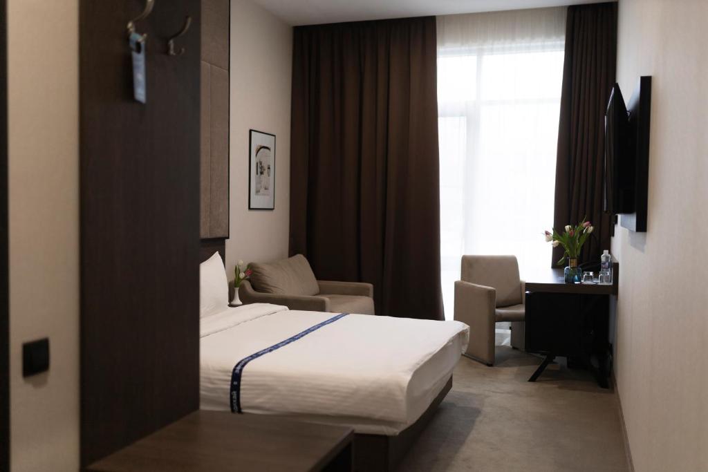 Postel nebo postele na pokoji v ubytování Ribas Rooms Odesa