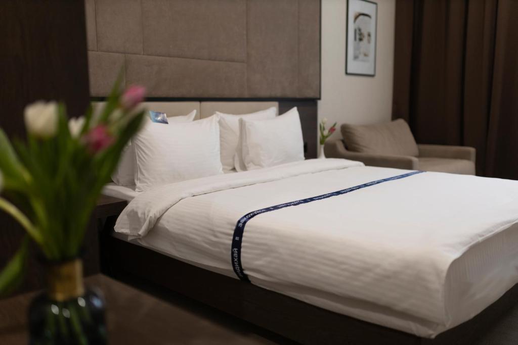 Postel nebo postele na pokoji v ubytování Ribas Rooms Odesa