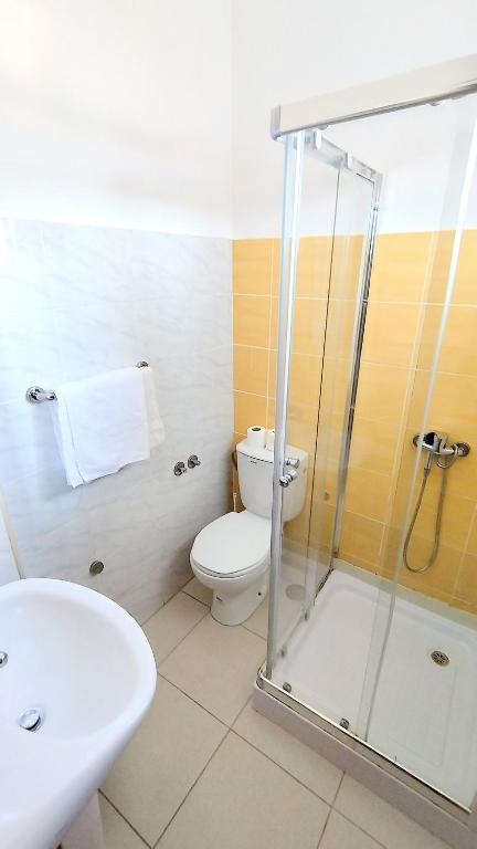 Koupelna v ubytování Residencial Amarante