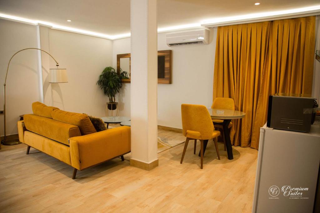 Posezení v ubytování Marrakech - Premium Suite
