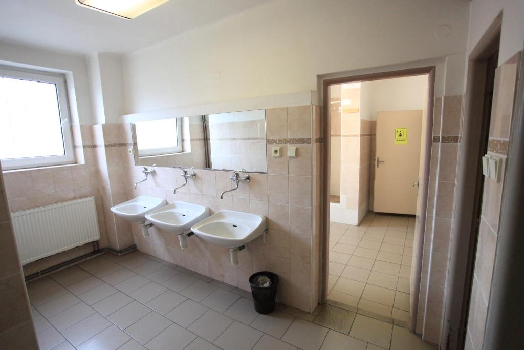 Vannituba majutusasutuses Hostel Strahov