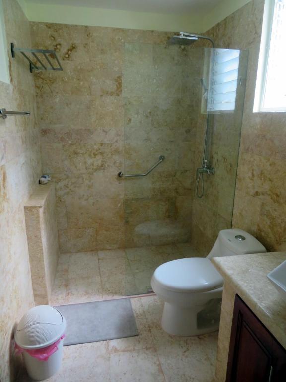 Koupelna v ubytování Casa ARCOIRIS