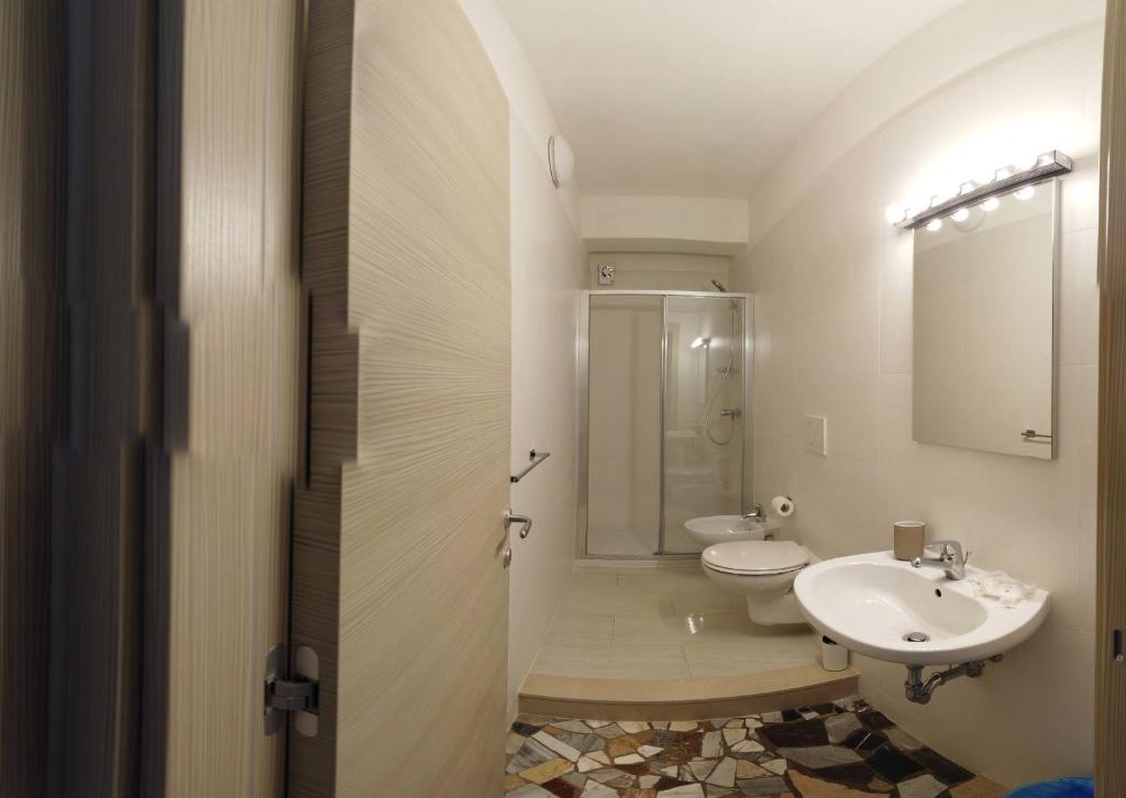 Koupelna v ubytování B&B L'Oasi