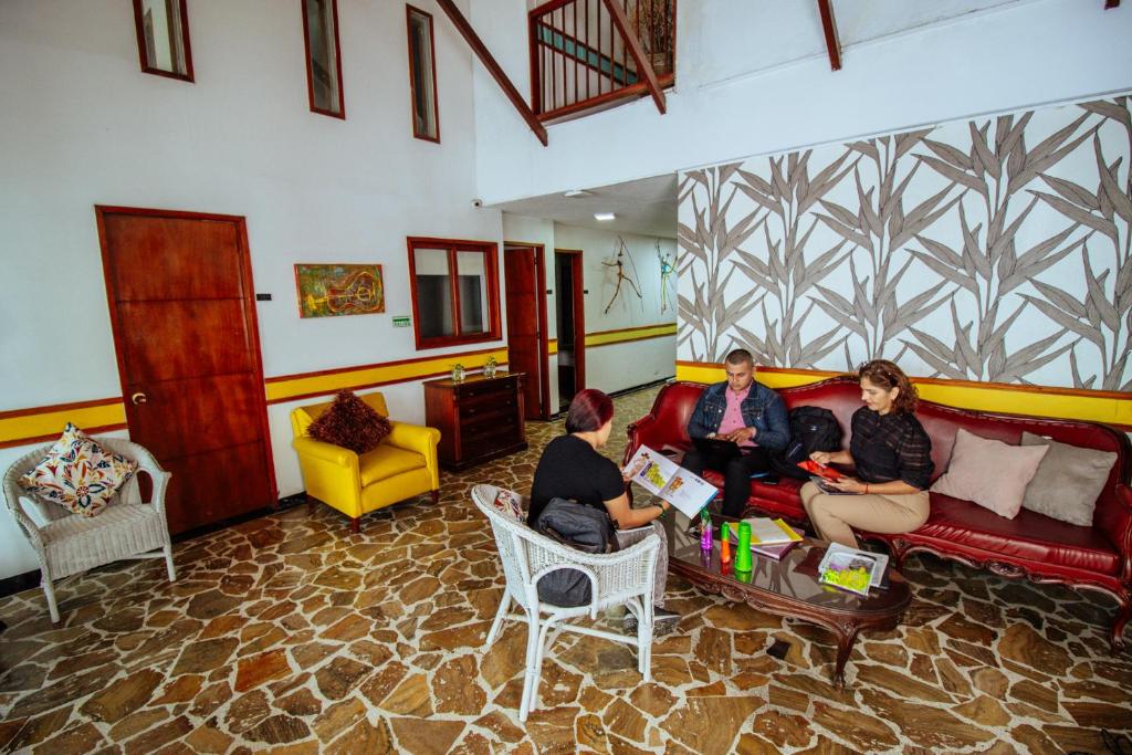 Posezení v ubytování Hotel Zandu