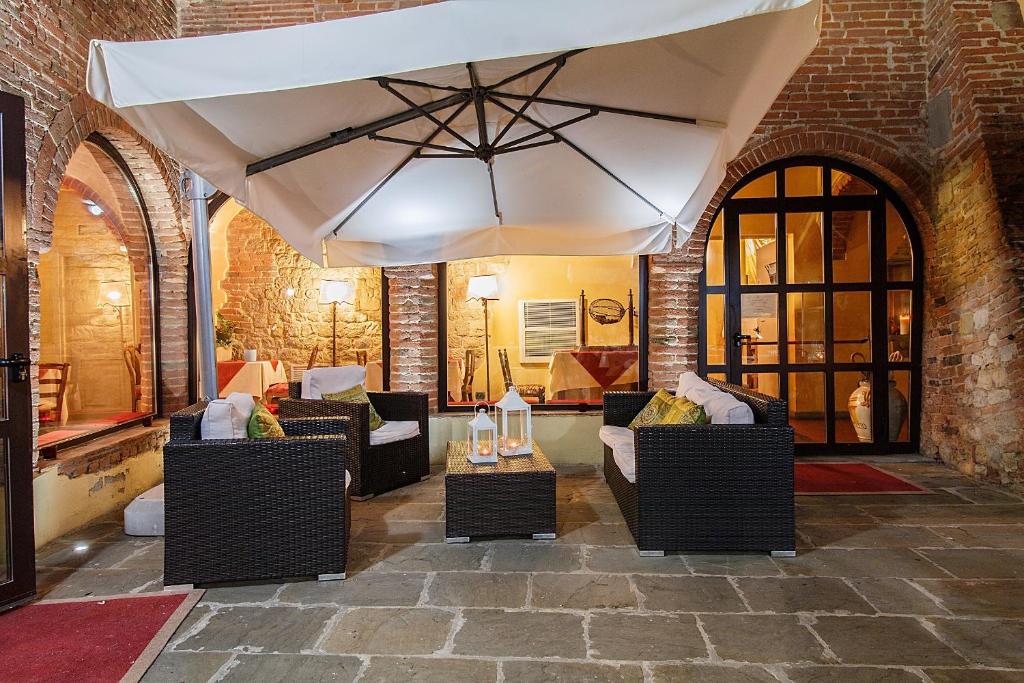 Posezení v ubytování Borgo Sant'ippolito Country Hotel