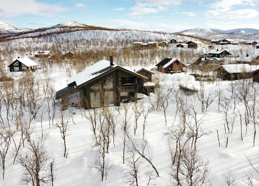 Το Timber lodge τον χειμώνα