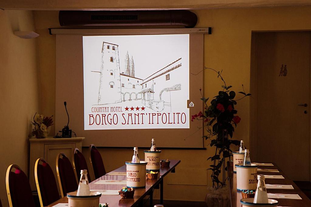 Restaurace v ubytování Borgo Sant'ippolito Country Hotel