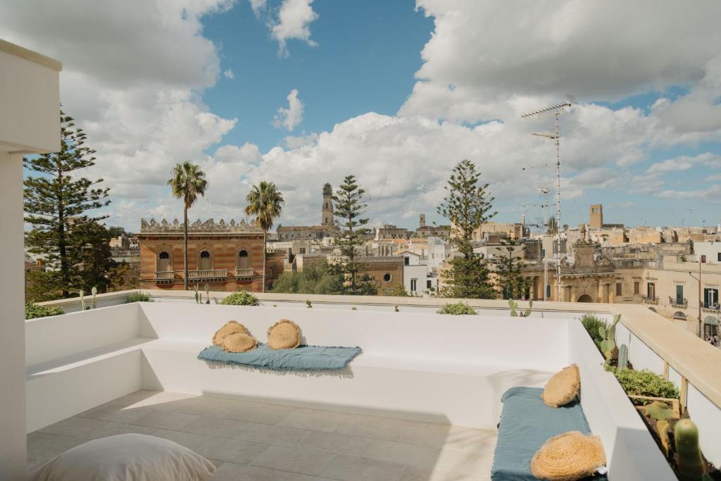 a view of a city from the roof of a building at La Bella Vita Lecce in Lecce