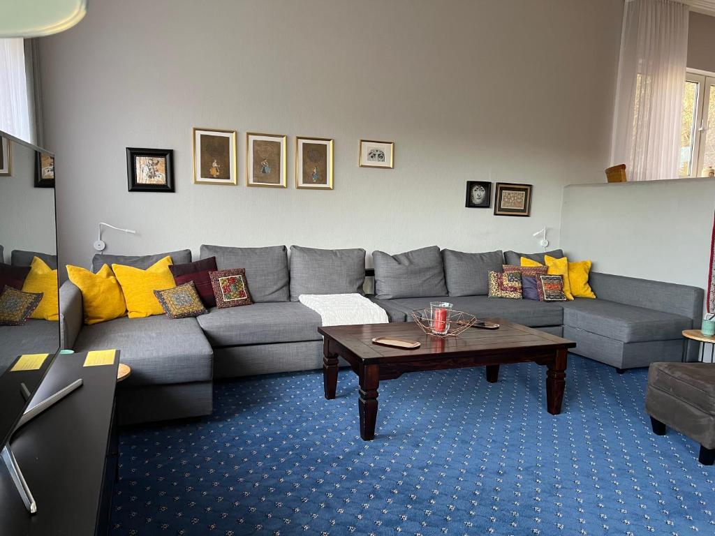 Posezení v ubytování Fi-Ferienhaus