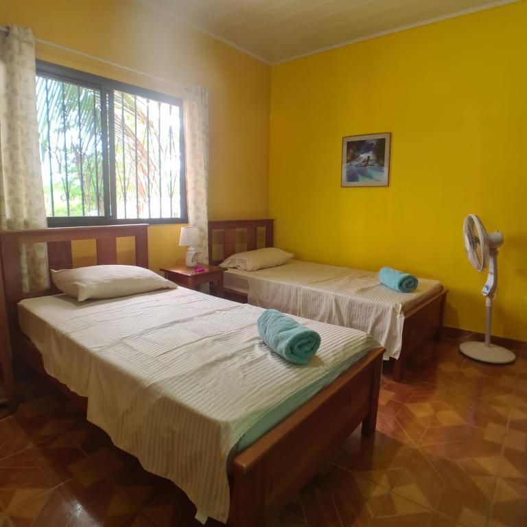 Postel nebo postele na pokoji v ubytování Casapreciosa-LasLajas