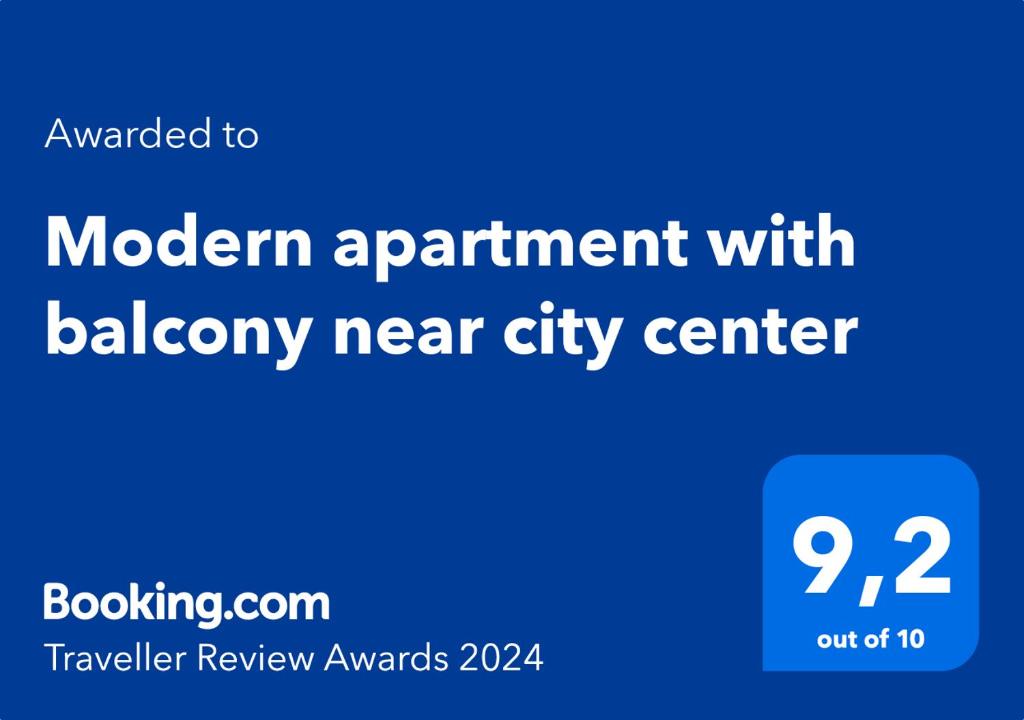Modern apartment with balcony near city center - Two-Bedroom Apartment