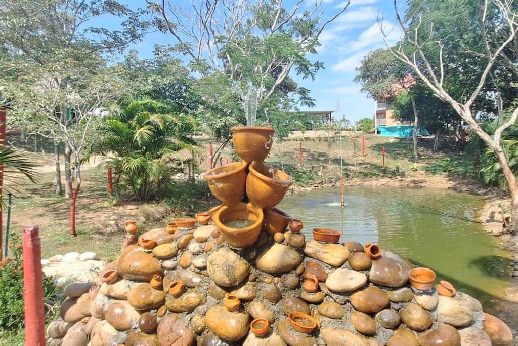 Vista de un río cerca de esta casa vacacional
