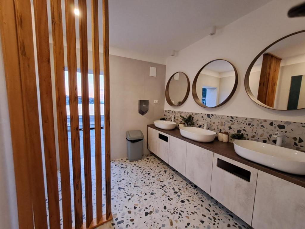 Kúpeľňa v ubytovaní Guesthouse Augusta Insula