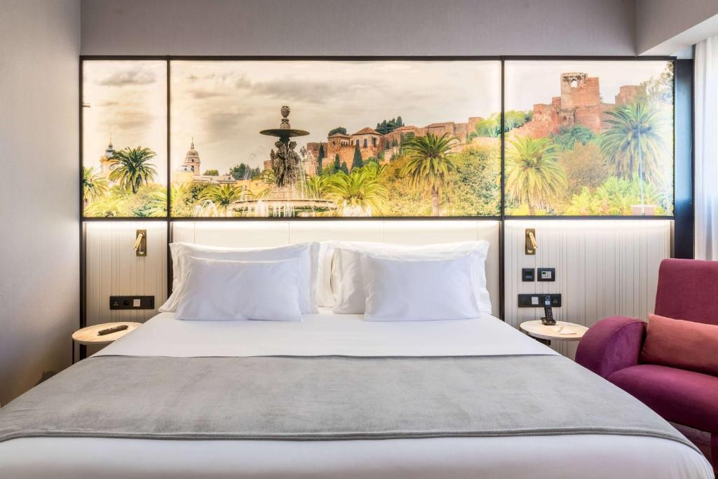 Posteľ alebo postele v izbe v ubytovaní Barceló Malaga