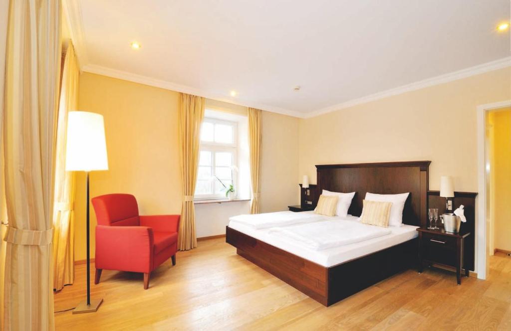 Postel nebo postele na pokoji v ubytování Hotel Restaurant Ölmühle
