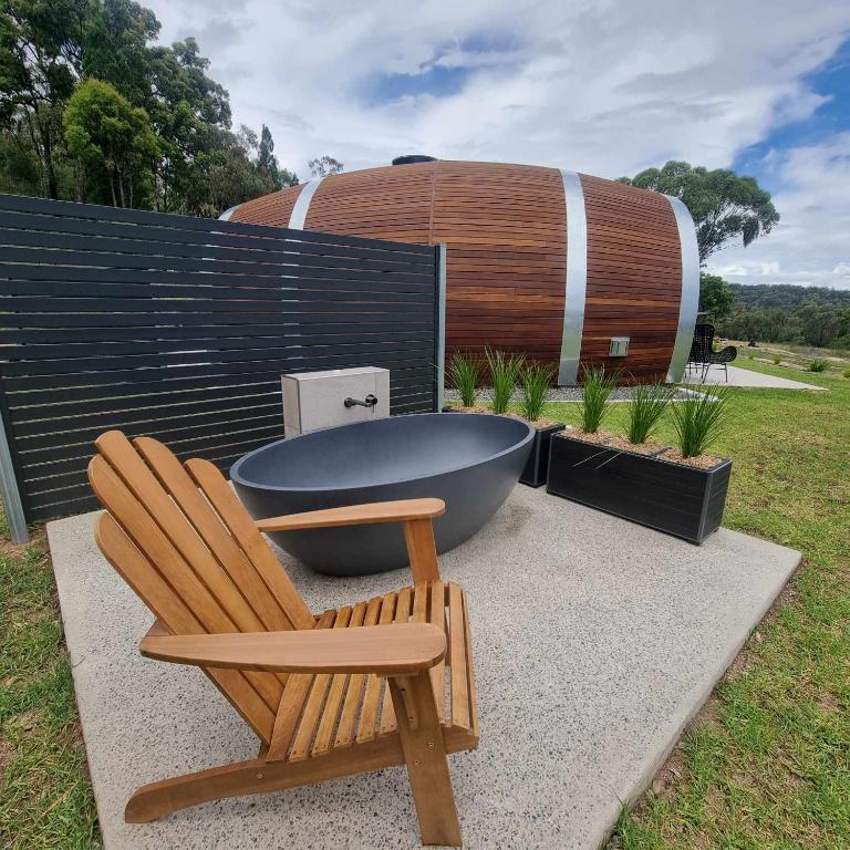 Fotografie z fotogalerie ubytování Barrel View Luxury Cabins v destinaci Ballandean