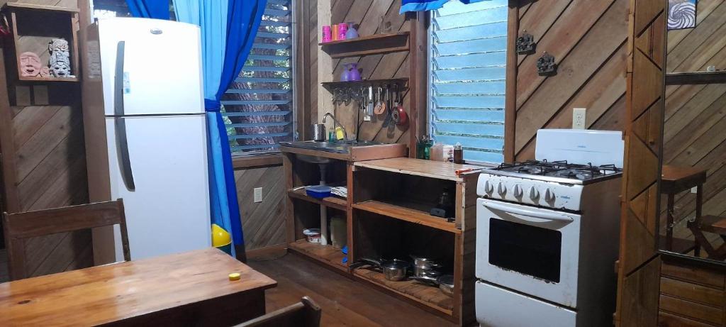 Kuchyň nebo kuchyňský kout v ubytování Apartments Chez Milady