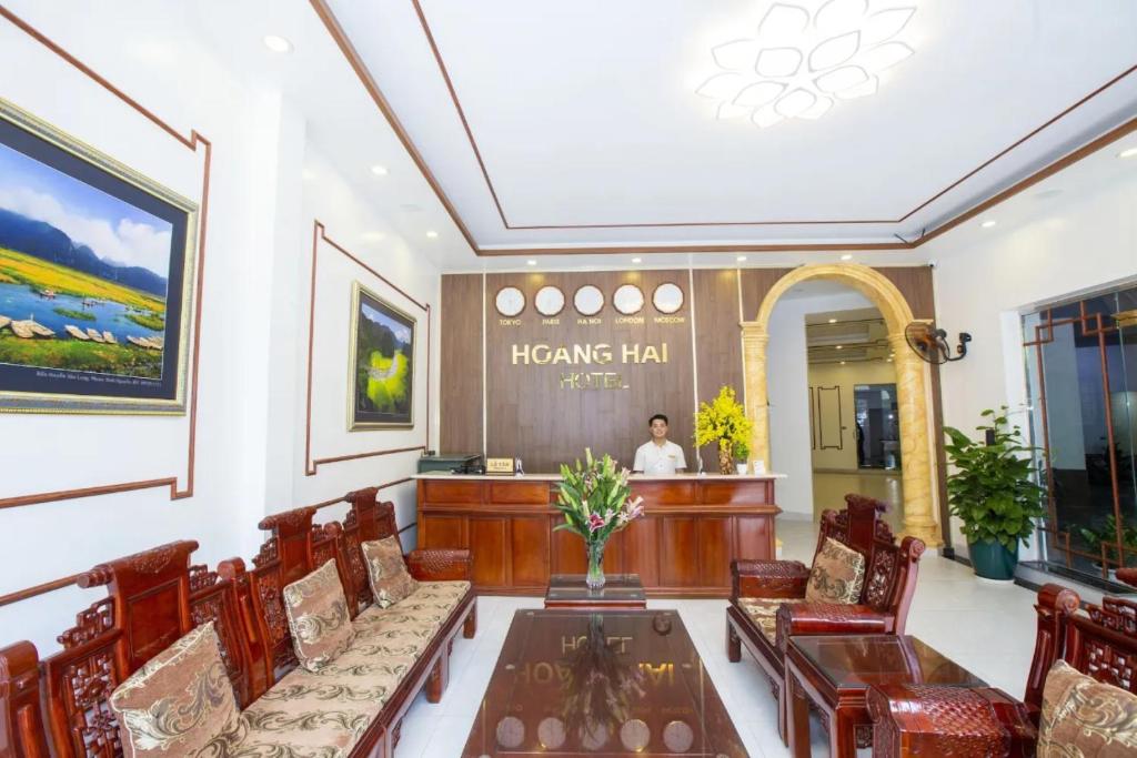 Lobbyn eller receptionsområdet på Hoàng Hải 1 Hotel