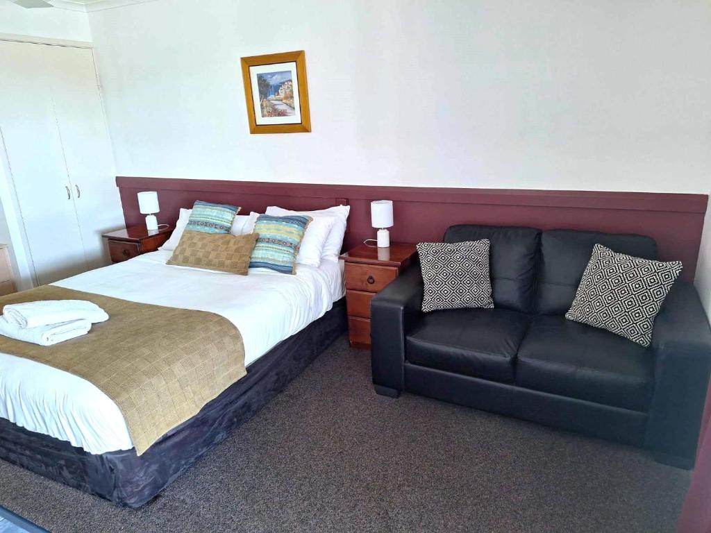 Postel nebo postele na pokoji v ubytování Central Studio Accommodation
