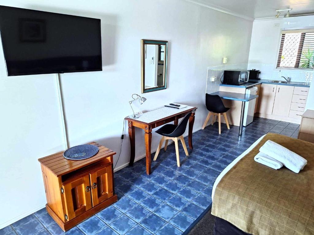 Postel nebo postele na pokoji v ubytování Central Studio Accommodation