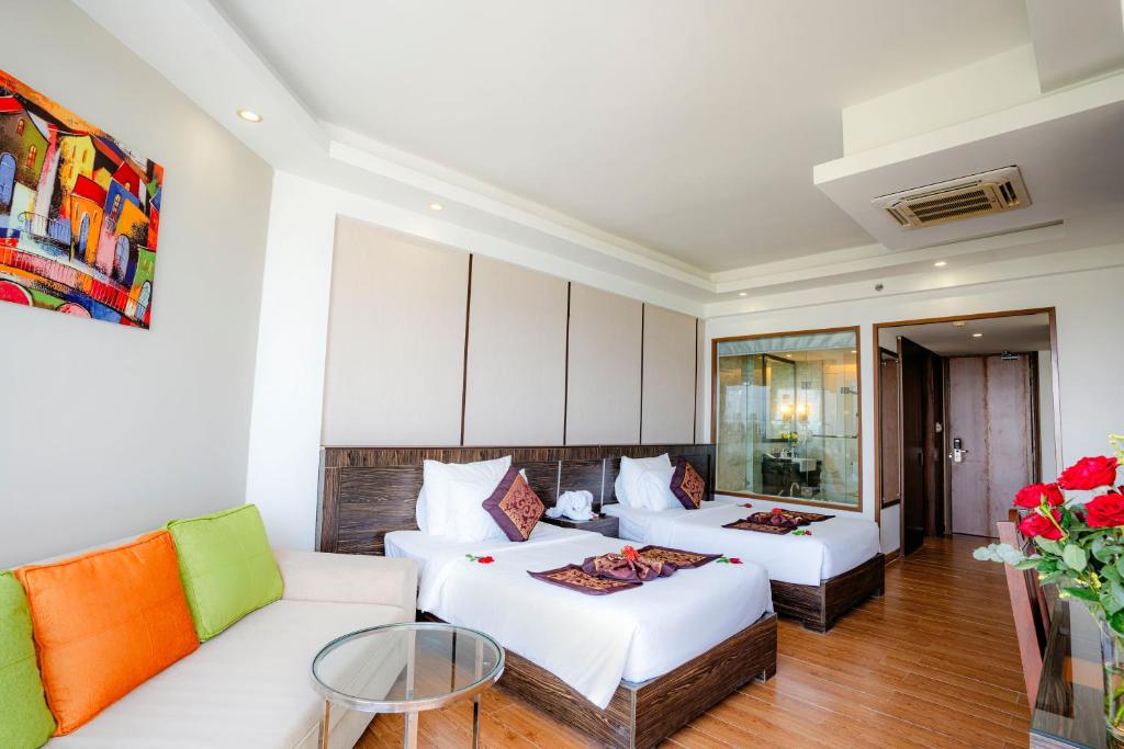 Phòng Premium 2 Giường Đơn Nhìn Ra Biển