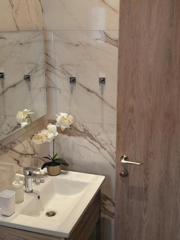 Koupelna v ubytování Anel Rooms