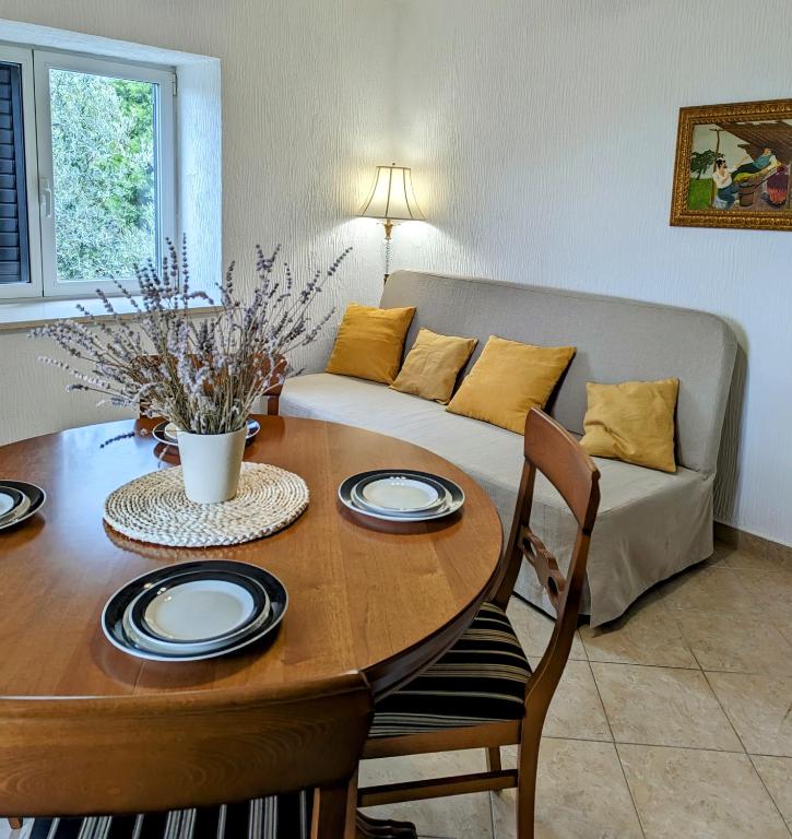 Posezení v ubytování Apartment Fragola