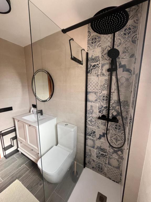 Kúpeľňa v ubytovaní Apartamento Soleado Vera Costa, 200 m de la playa