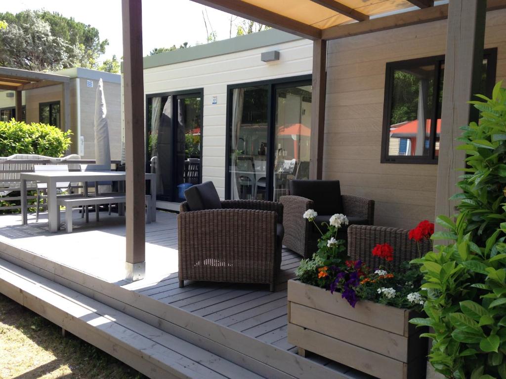 Zahrada ubytování Casa mobile - Union Lido