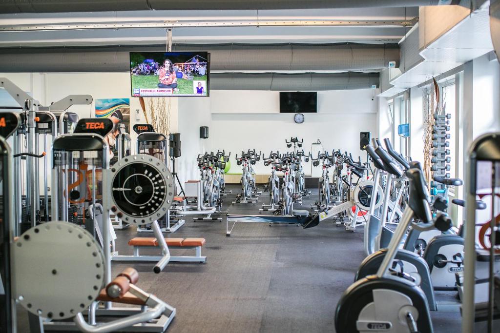 Fitness centrum a/nebo fitness zařízení v ubytování Hotel Belvedere