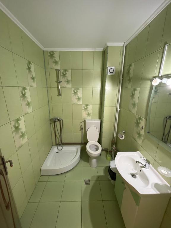 Koupelna v ubytování Casa Matis Mărișel