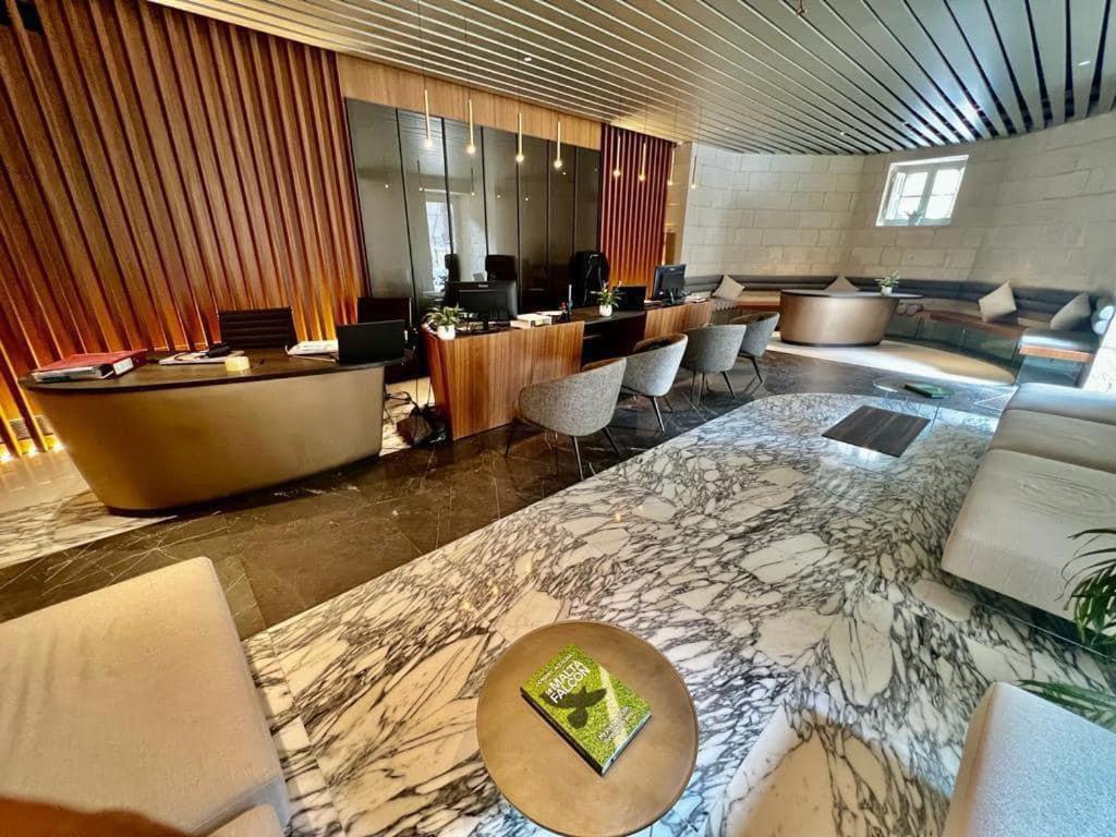 Posezení v ubytování Mercury Tower Suites