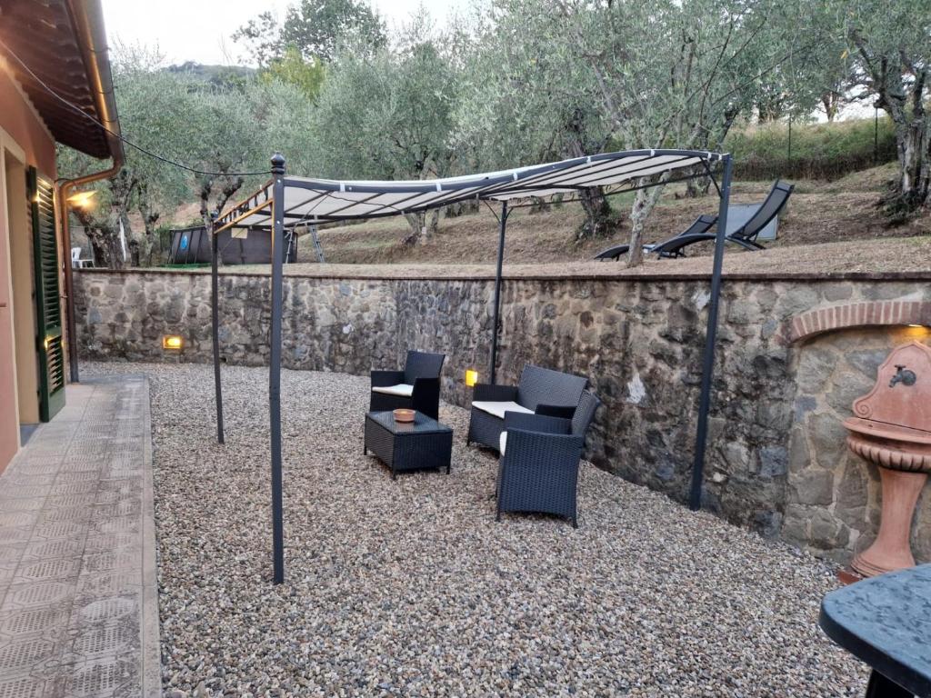 Zahrada ubytování Casa Cipressino