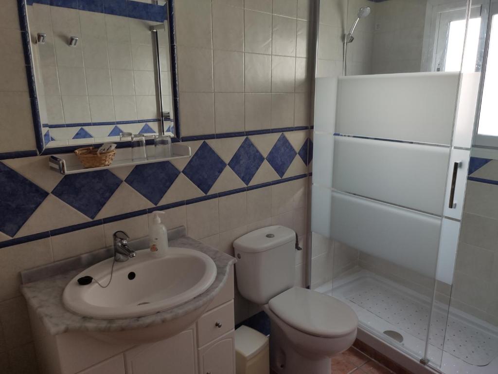 Koupelna v ubytování Hostal Ana - Adults Recommended