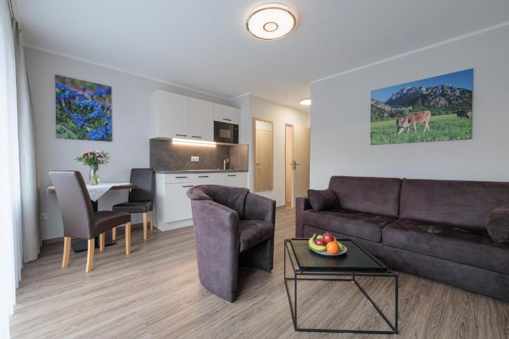 Posezení v ubytování Gästehaus Köpf