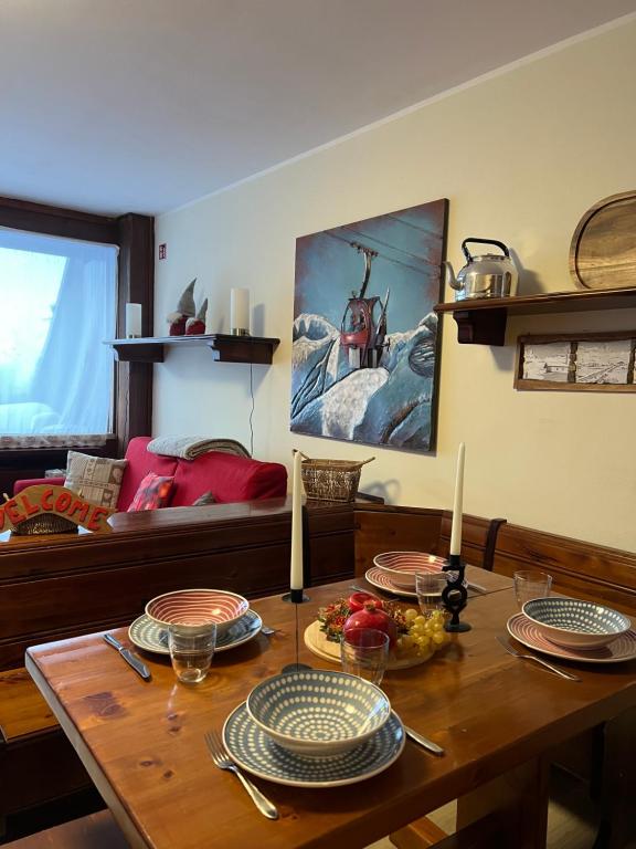 Posezení v ubytování Cervinia – Matterhorn Apartments