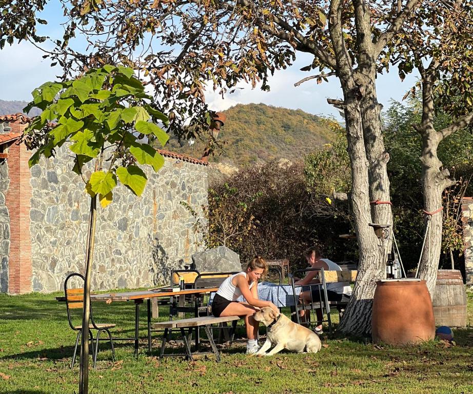 Zahrada ubytování Chubini Winery & Cabins