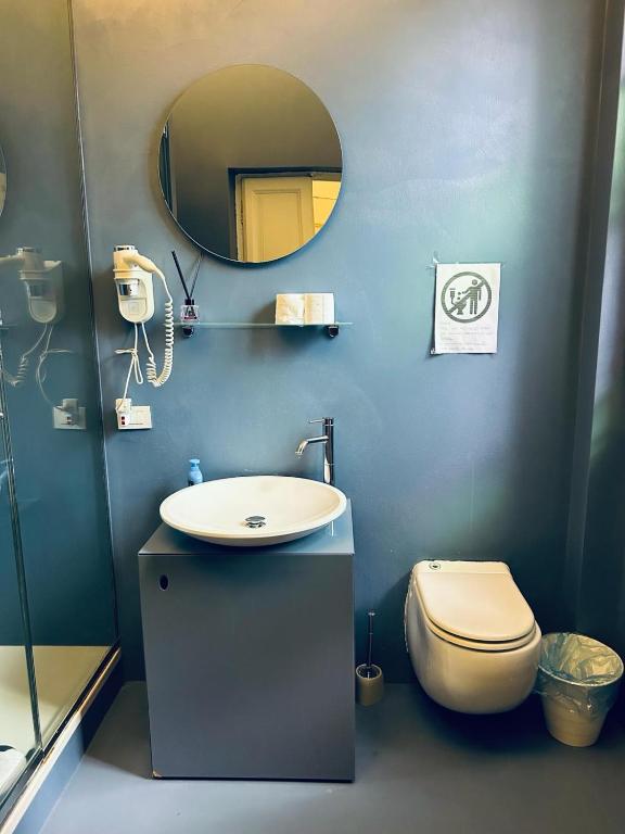 Koupelna v ubytování Hostel Boutique