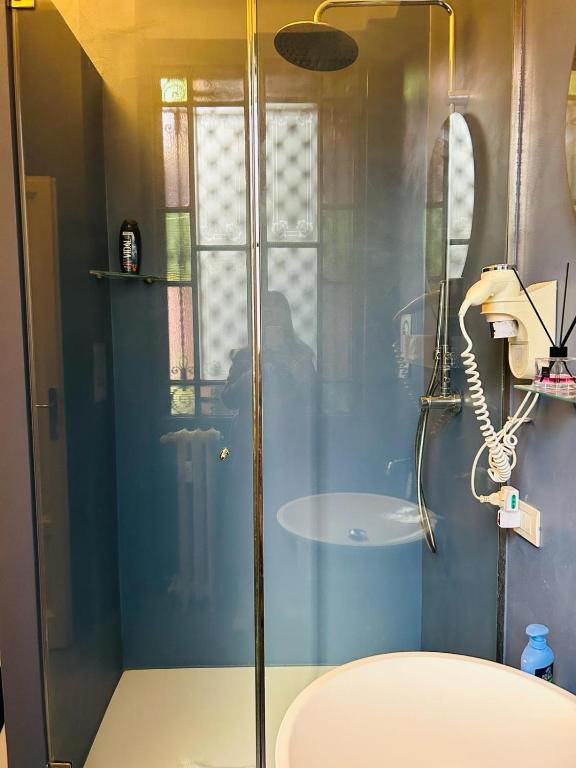 Koupelna v ubytování Hostel Boutique