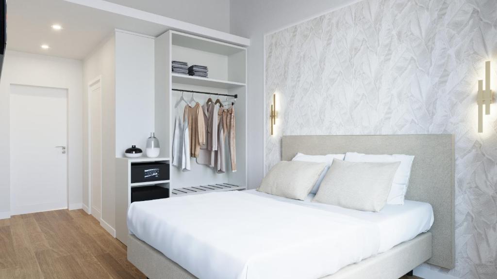 Postel nebo postele na pokoji v ubytování Maison Romana Trastevere Suites