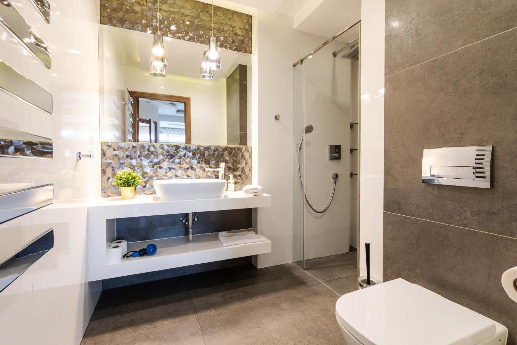 Kúpeľňa v ubytovaní Apartamenty & Spa Stara Polana